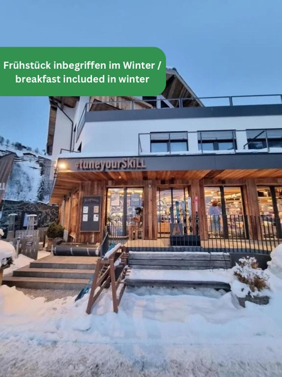 Skill Mountain Lodge - Ski Und Bike Hostel Im Sommer Mit Joker Card 잘바흐 힌터글렘 외부 사진